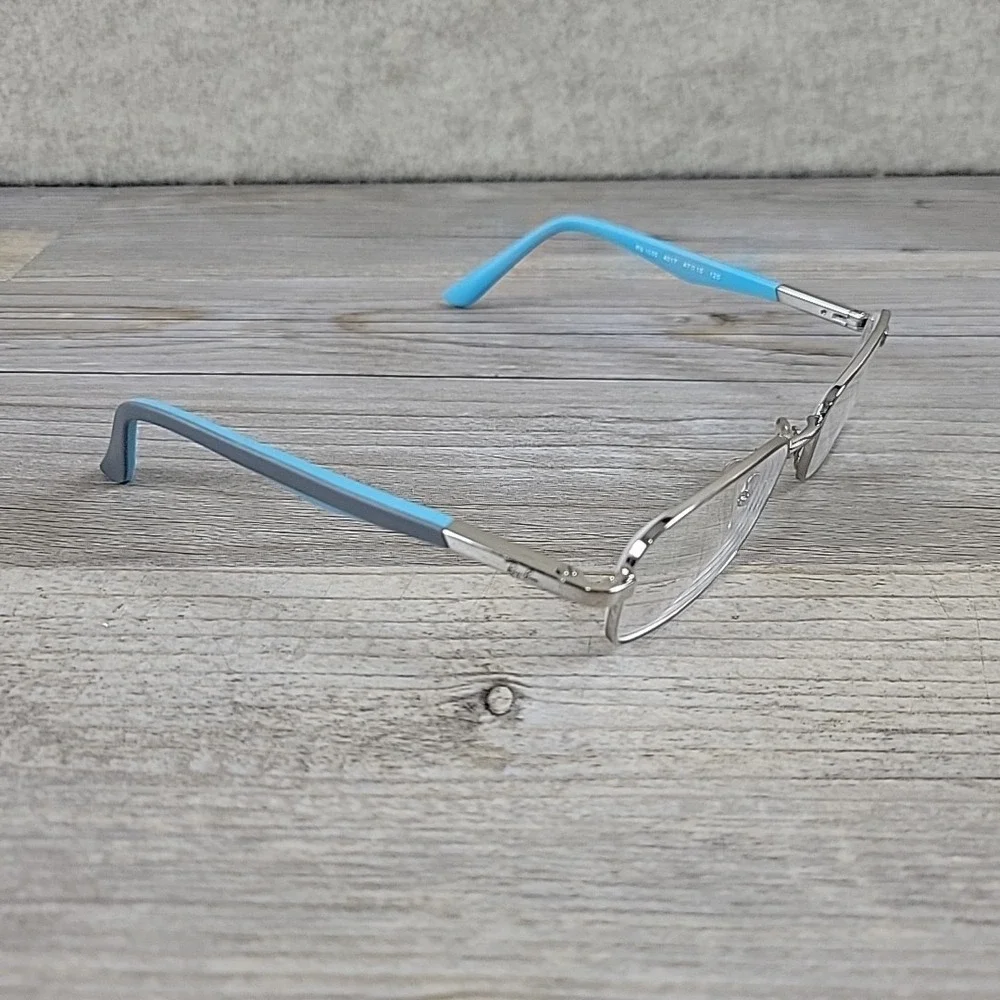 Ray-Ban RB1035 4017 Eyeglasses Kids Frames‎ Only Silver Blue 47-15-125